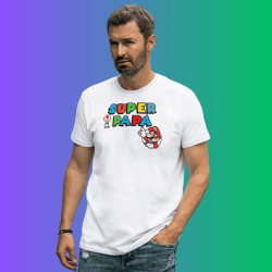 Polera Dia del Padre SuperPapa