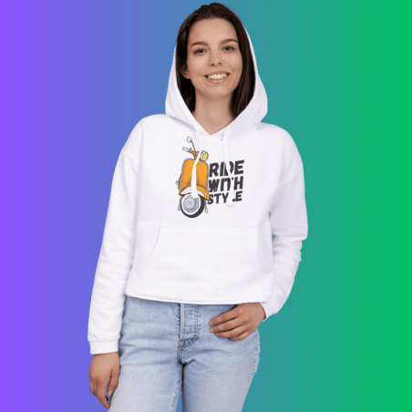 Polerón Nostalgia Vespa Rider