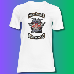 Polera Nostalgia Harley Genius 1