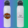Botella de Aluminio 650 ml | Tapa Click Antiderrame y Diseño Compacto