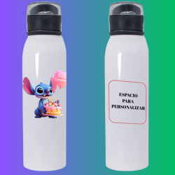 Botella de Aluminio 650 ml | Tapa Click Antiderrame y Diseño Compacto