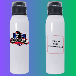 Botella de Aluminio 650 ml | Tapa Click Antiderrame y Diseño Compacto