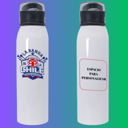 Botella de Aluminio 650 ml | Tapa Click Antiderrame y Diseño Compacto