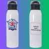 Botella de Aluminio 650 ml | Tapa Click Antiderrame y Diseño Compacto