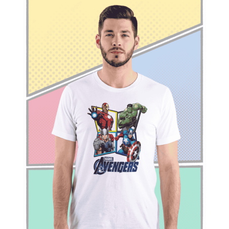 Polera Avengers – Superhéroes Marvel en Estilo Único INKFUSION