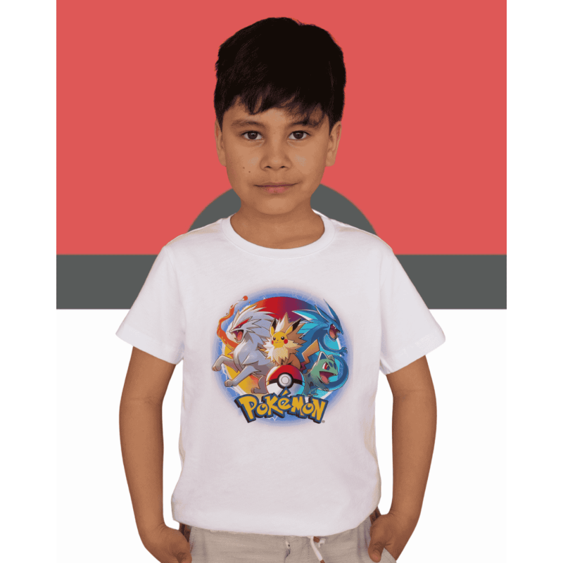 Polera Pokémon  Personajes – Diseño Exclusivo para Fans INKFUSION