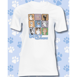 Polera Bluey y Amigos – Estilo Único para los Peques Fans de la Serie INKFUSION