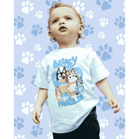Polera Bluey Familia – Estilo Único para los Peques Fans de la Serie INKFUSION