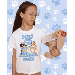 Polera Bluey Dance – Estilo Único para los Peques Fans de la Serie INKFUSION