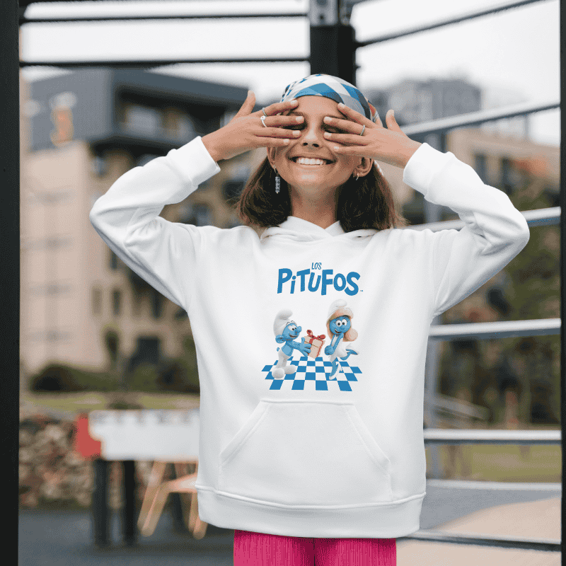 Polerón de Los Pitufos – Diseño exclusivo y colorido | InkFusion