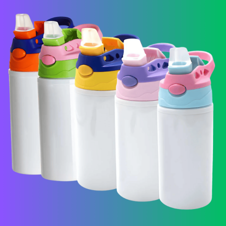 Botella BS Niño Aluminio 500 ml| Tapa Click Antiderrame y Diseño Compacto