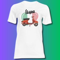 Polera Nostalgia Vespa corazon