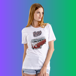 Polera Nostalgia Combi Roja